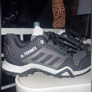 Adidas Terrex Black and Gray Athletic Shoes